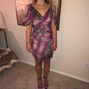 Catherine Malandrino Flag Print Dress